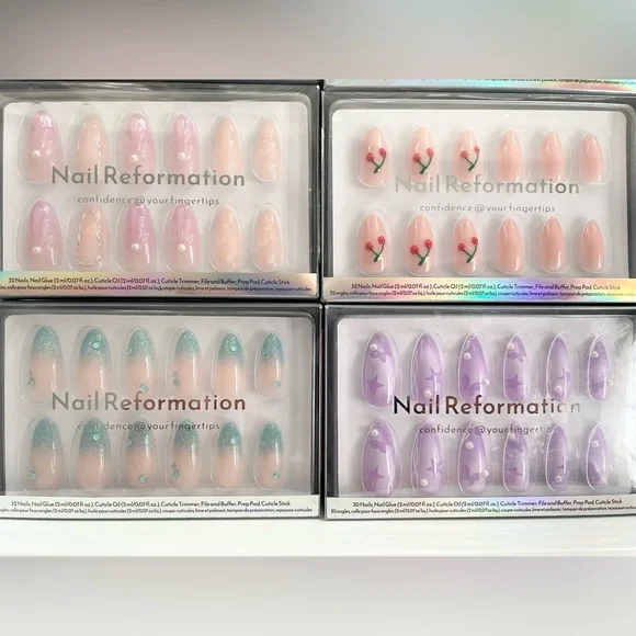 4 New Nail Reformation / Glamnetic nails price each or bundle MSG COLORS TO BUY - Picture 6 of 16